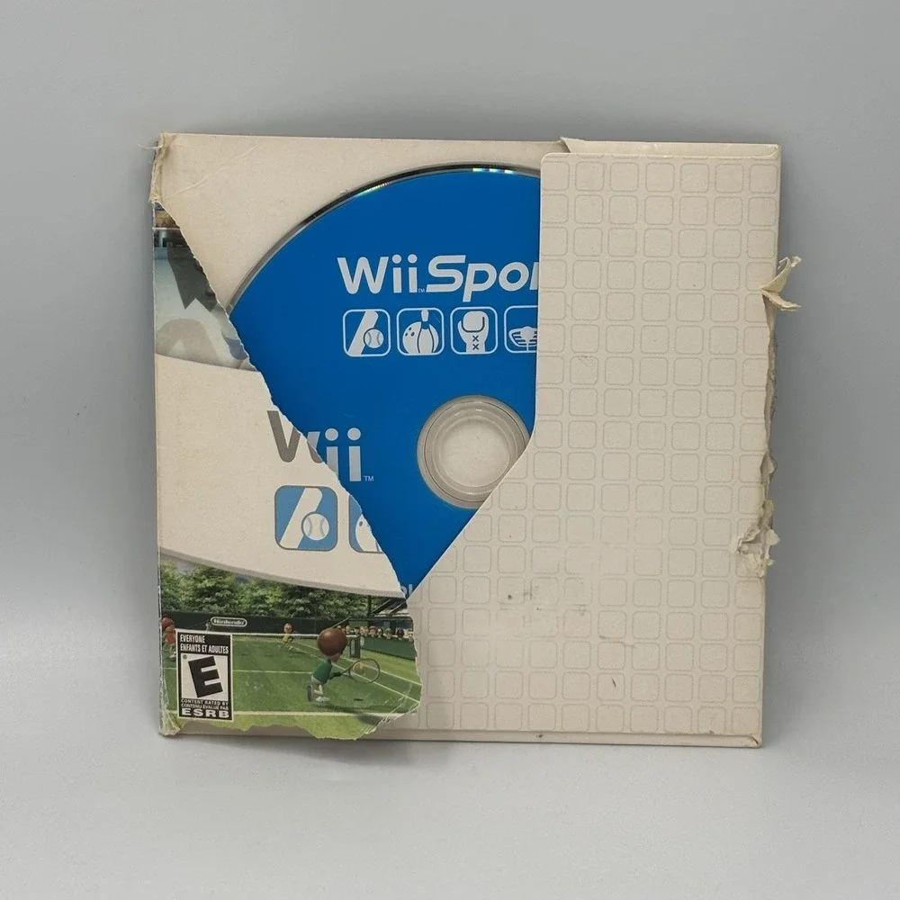 Wii Sports Nintendo Wii 2006 Disc Only NOT WORKING FOR REPAIR CS95SMB-BRK